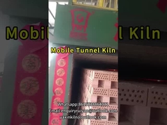 Forno a galleria per la lavorazione di mattoni cavi su larga scala