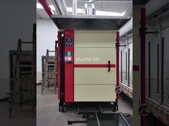 Produzione di ceramica Forni a navetta di trasformazione di lotti Efficienza energetica